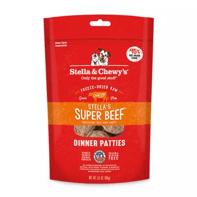 Product Stella & Chewy's Freeze-Dried Raw Dinner Patties All Life Stages Dry Dog Food - Super Beef