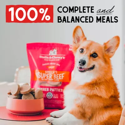Product Stella & Chewy's Freeze-Dried Raw Dinner Patties All Life Stages Dry Dog Food - Super Beef
