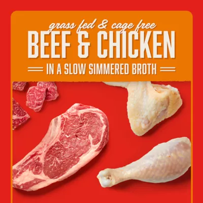 Product Stella & Chewy's Stella's Shredrs Adult Dog Wet Food or Topper - Beef & Chicken