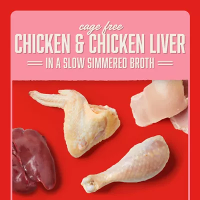 Product Stella & Chewy's Stella's Shredrs Adult Dog Wet Food or Topper - Chicken & Chicken Liver