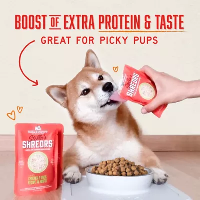 Product Stella & Chewy's Stella's Shredrs Adult Dog Wet Food or Topper - Chicken & Chicken Liver