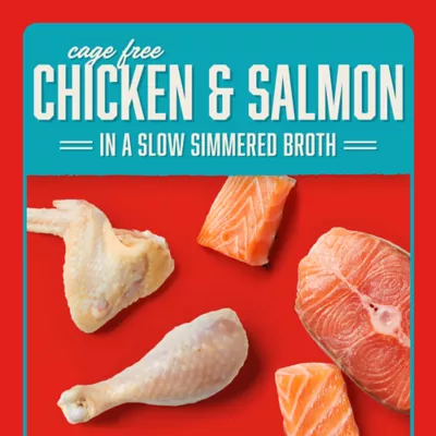 Product Stella & Chewy's Stella's Shredrs Adult Dog Wet Food or Topper - Chicken & Salmon