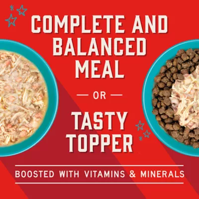 Product Stella & Chewy's Stella's Shredrs Adult Dog Wet Food or Topper - Chicken & Salmon