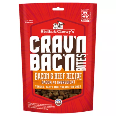 Product Stella and Chewy Crav'n Bac'n Bites Dog Treats 8.25 OZ