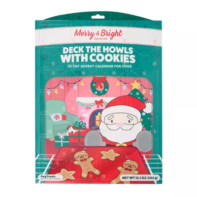 Product Merry and Bright Frosted Cookie Dog Treats 25 Day Advent Calendar 12.1 OZ