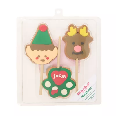 Product Merry and Bright Lollipop Cookie Dog Treats 3 Count 5.2 OZ
