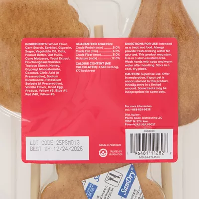 Product Merry and Bright Lollipop Cookie Dog Treats 3 Count 5.2 OZ