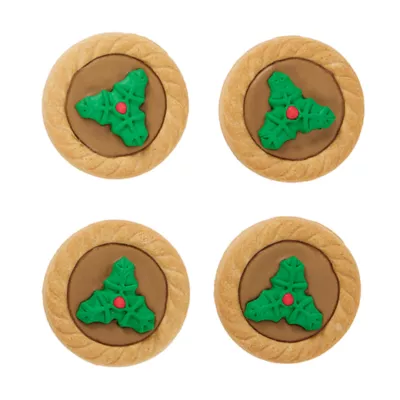 Product Merry and Bright Peanut Butter and Carob Cups Dog Treats 4 Count 5.6 OZ