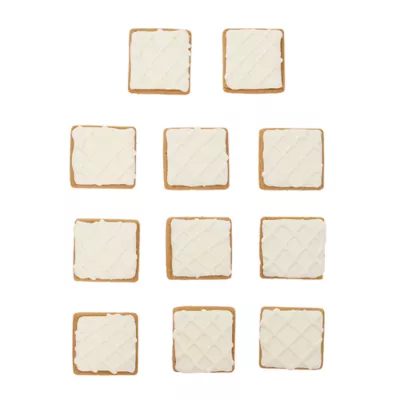 Product Merry and Bright Iced Gingerbread Square Dog Treats 5 OZ