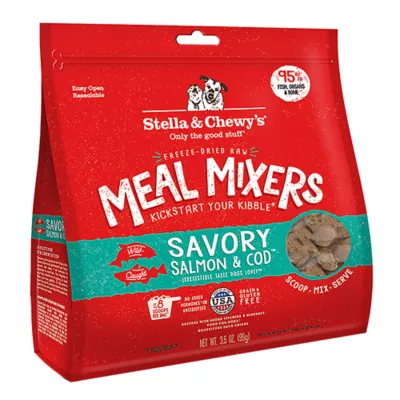 Stella & Chewy's Freeze-Dried Raw Meal Mixers All Life Stages Dog Food Topper - Salmon & Cod - Image 1