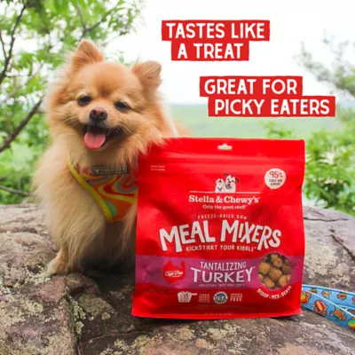 Product Stella & Chewy's Freeze-Dried Raw Meal Mixers All Life Stages Dog Food Topper - Tantalizing Turkey