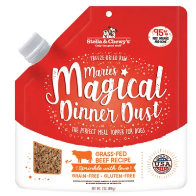 Product Stella & Chewy's Freeze-Dried Raw Magical Dinner Dust All Life Stages Dog Food Topper - Beef