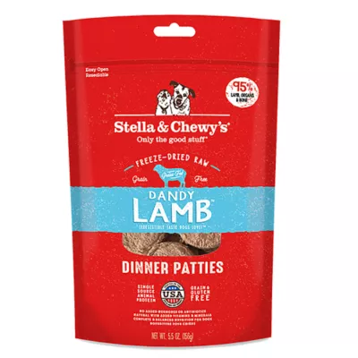 Product Stella & Chewy's Freeze-Dried Raw Dinner Patties All Life Stages Dry Dog Food - Dandy Lamb