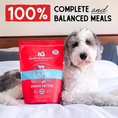 Product Stella & Chewy's Freeze-Dried Raw Dinner Patties All Life Stages Dry Dog Food - Dandy Lamb