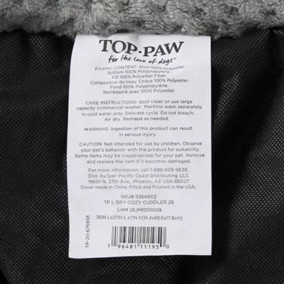 Top Paw® Cuddler Dog Bed - Image 7