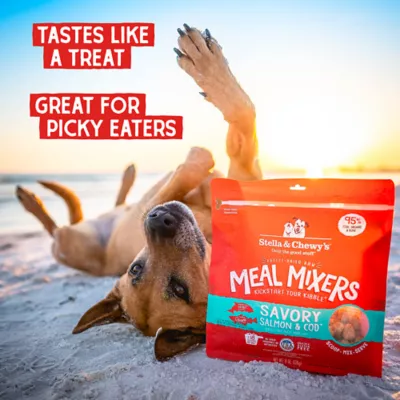 Product Stella & Chewy's Freeze-Dried Raw Meal Mixers All Life Stages Dog Food Topper - Salmon & Cod
