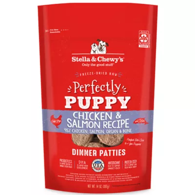 Product Stella & Chewy's Freeze-Dried Raw Dinner Patties Puppy Dry Dog Food - Chicken & Salmon
