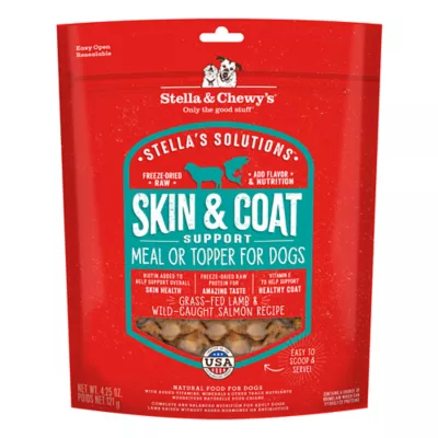 Product Stella & Chewy's Stella's Solutions Skin & Coat Support All Life Stages Dog Food Topper