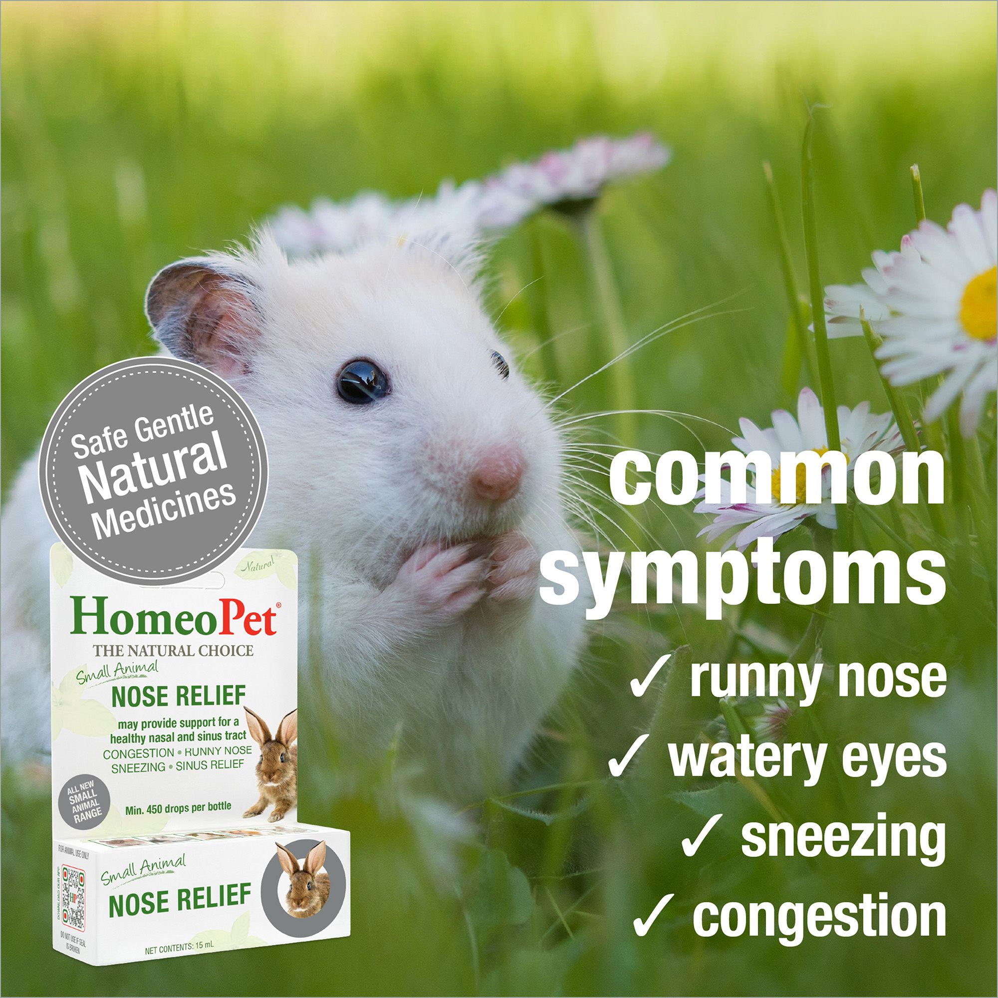 HomeoPet Small Pet Nose Relief Respiratory Support Supplement - thumbnail 3