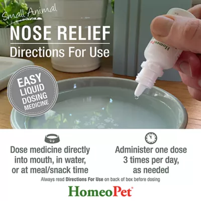 Product HomeoPet Small Pet Nose Relief