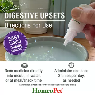 Product HomeoPet Small Pet Digestive Upsets Relief