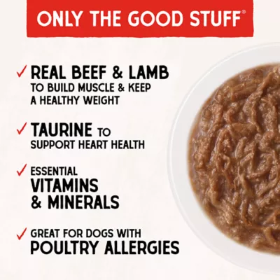 Product Stella & Chewy's Stella's Shredrs Adult Dog Wet Food or Topper - Beef & Lamb