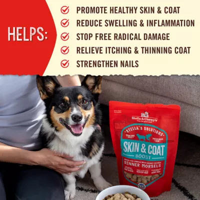 Product Stella & Chewy's Stella's Solutions Skin & Coat Support All Life Stages Dog Food Topper