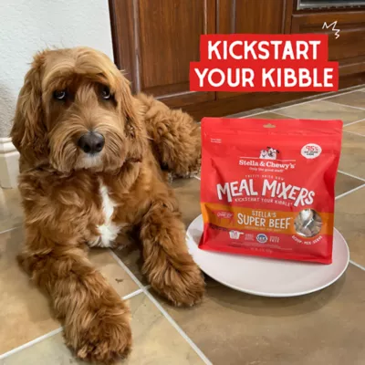 Product Stella & Chewy's Freeze-Dried Raw Meal Mixers All Life Stages Dog Food Topper - Super Beef