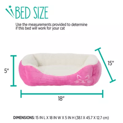 Product Whisker City® Pink Cuddler Cat Bed