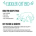 Whisker City® Pink Cuddler Cat Bed image thumbnail 5