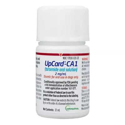 Product UpCard-CA1 (torsemide) Oral Solution for Dogs - 2mg/ml