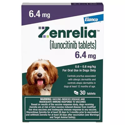 Product Zenrelia (ilunocitinib) Tablets for Dogs - 6.4 mg