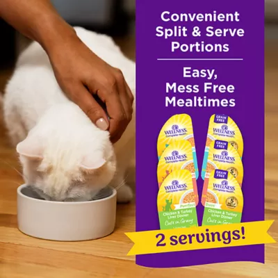 Product Wellness® Purrfect Duos Adult Cat Wet Food - Natural, Grain Free, Variety Pack, 12 Ct, 31.68 Oz