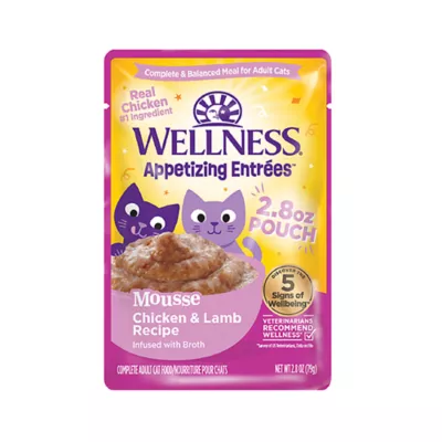 Product Wellness® Appetizing Entrees Adult Cat Wet Food - Grain Free, Mousse, 2.8 Oz