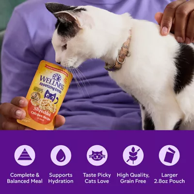 Product Wellness® Appetizing Entrees Adult Cat Wet Food - Grain Free, Mousse, 2.8 Oz