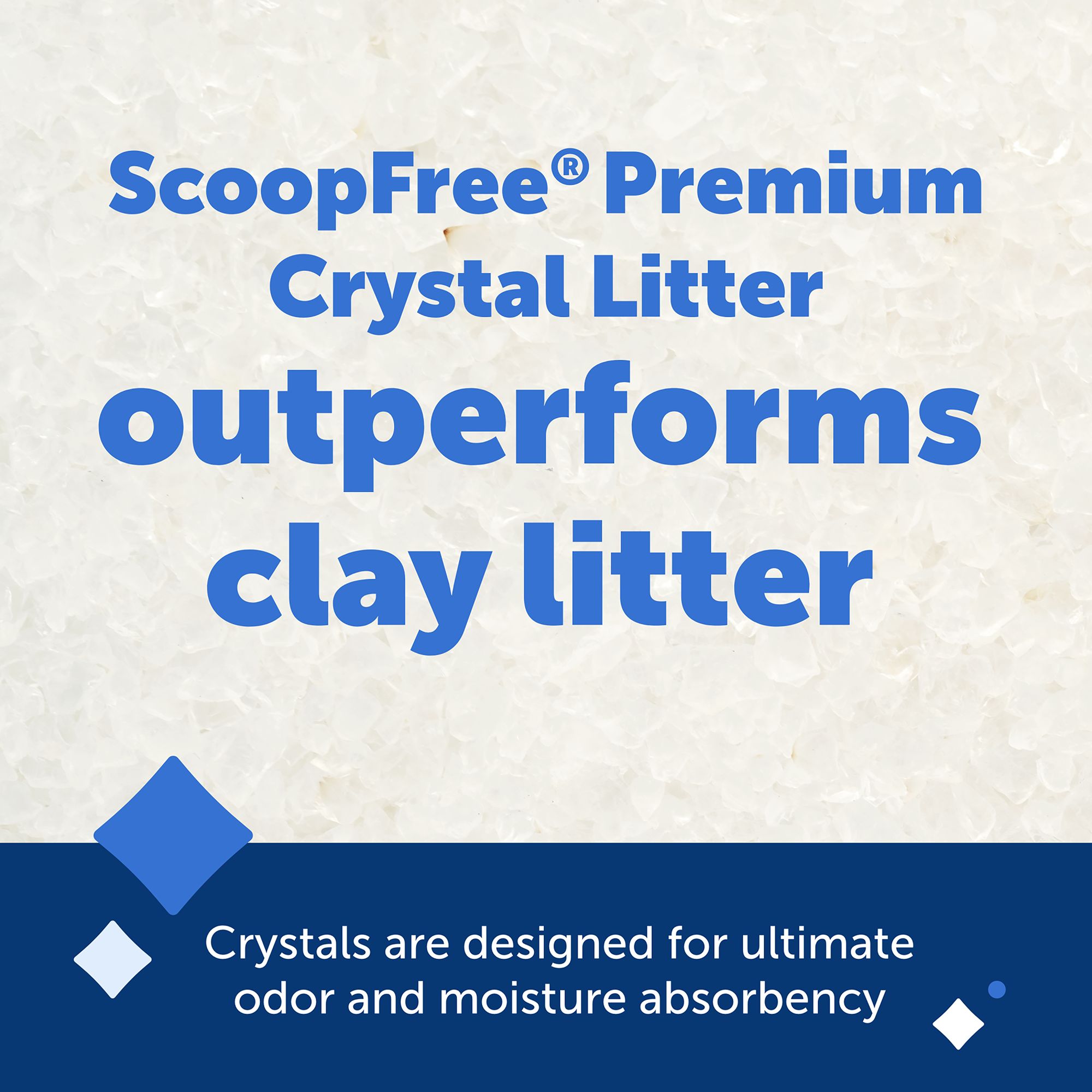 PetSafe® ScoopFree® Sensitive Crystal Cat Litter Refills & Reusable Tray Compatible - thumbnail 2