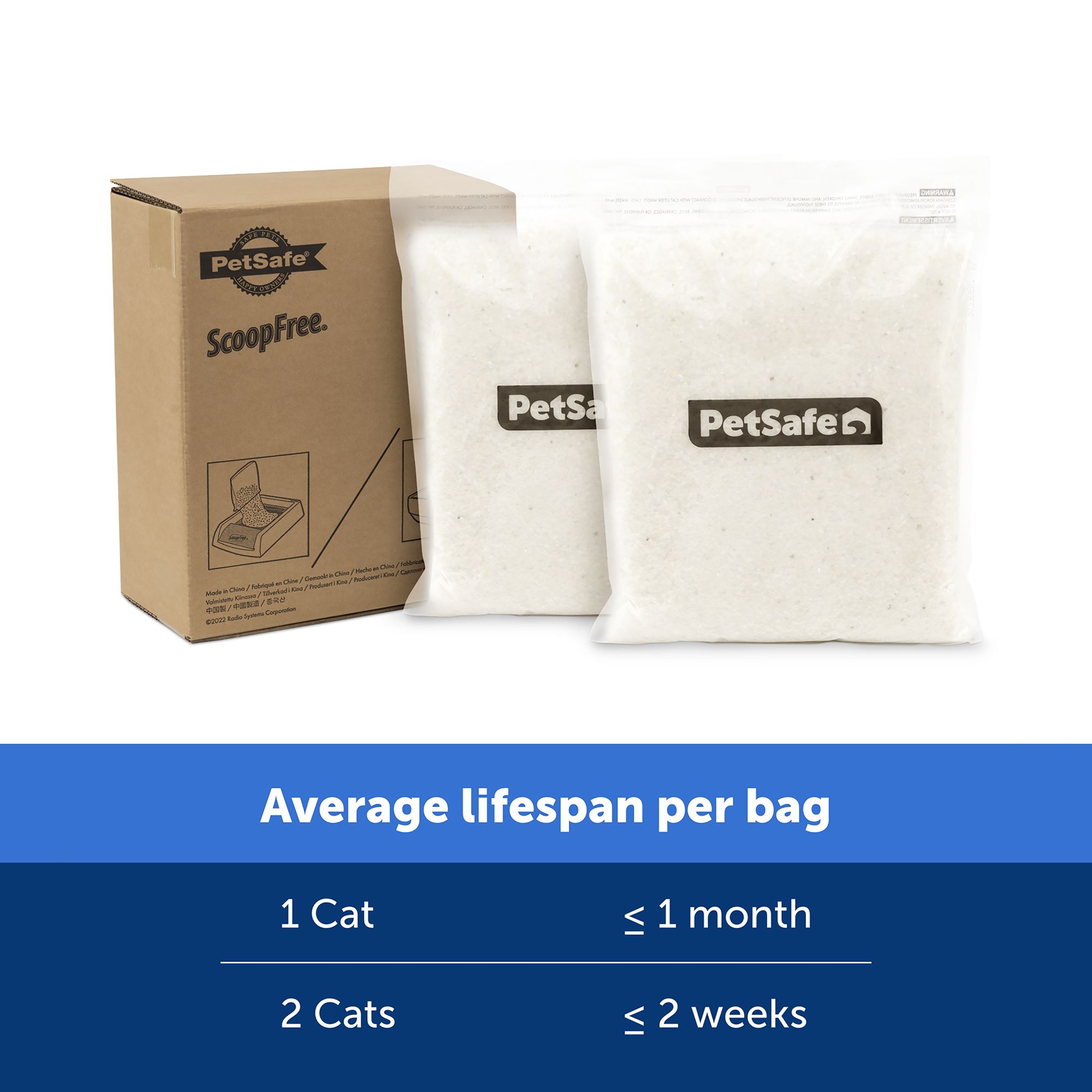 PetSafe® ScoopFree® Sensitive Crystal Cat Litter Refills & Reusable Tray Compatible - thumbnail 6