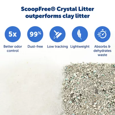 Product ScoopFree® Crystal Disposable Crystal Litter Tray