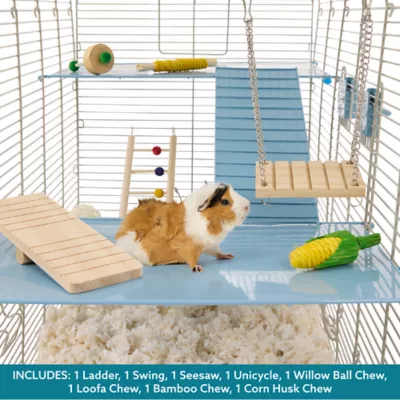 Product Full Cheeks™ Exercise Pack of Mixed Chews and Toys For Small Pets