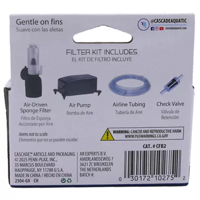 Product Cascade Nano Aquarium Filter & Air Pump Kit