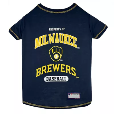 Pets First MLB Milwaukee Brewers T-Shirt - Image 1