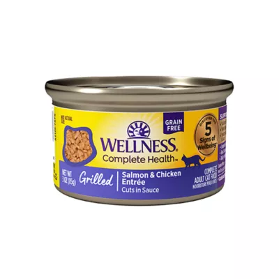 Wellness® Complete Health Adult Cat Wet Food - Natural, Grain Free, Grilled, 3 Oz - Image 1