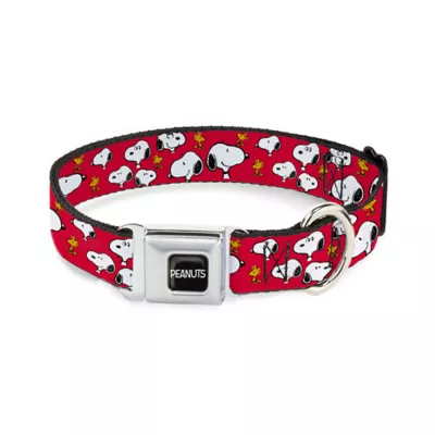 Buckle-Down Peanuts Snoopy Seatbelt Dog Collar - Image 1
