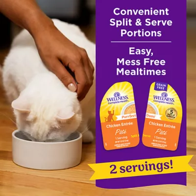 Product Wellness® Purrfect Duos Adult Cat Wet Food - Grain Free, Pate, 2.64 Oz