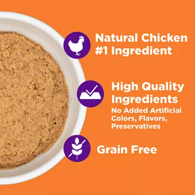 Product Wellness® Purrfect Duos Adult Cat Wet Food - Grain Free, Pate, 2.64 Oz