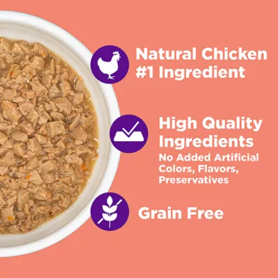 Wellness® Purrfect Duos Adult Cat Wet Food - Natural, Grain Free, Cuts, 2.64 OZ - Image 4