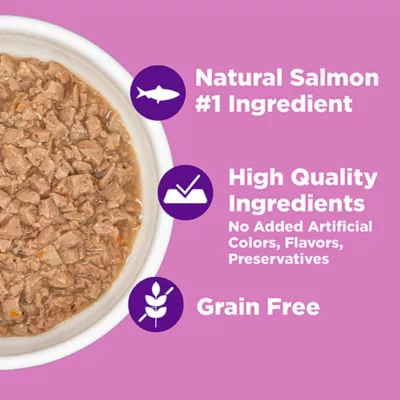 Wellness® Purrfect Duos Adult Cat Wet Food - Natural, Grain Free, Cuts, 2.64 OZ - Image 4