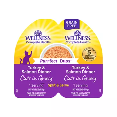 Product Wellness® Purrfect Duos Adult Cat Wet Food - Natural, Grain Free, Cuts, 2.64 OZ