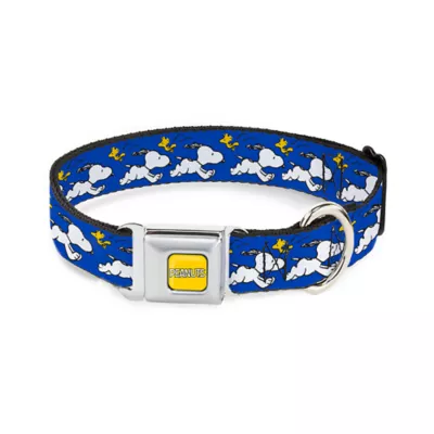 Buckle-Down Peanuts Snoopy Seatbelt Dog Collar - Image 1