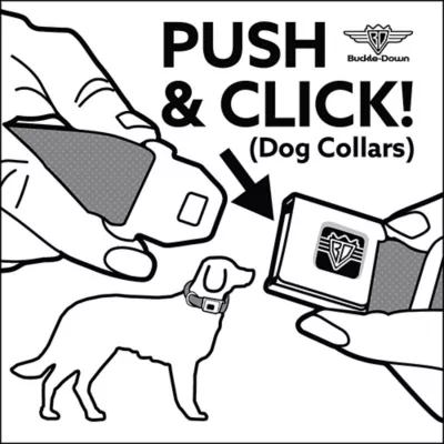 Product Buckle-Down Peanuts Seatbelt Dog Collar